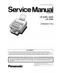 Сервисная инструкция Panasonic UF-5300, UF-6200, UF-6300