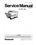 Сервисная инструкция Panasonic UF-895