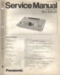 Сервисная инструкция Panasonic WJ-MX30