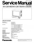 Сервисная инструкция Panasonic WV-CM1480, WV-CM1780, WV-CM2080