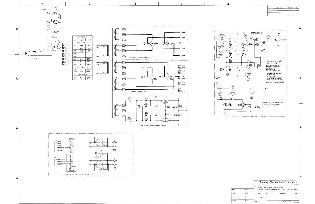 Сервисная инструкция Peavey PV-2600