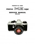 Сервисная инструкция Pentax ME-SUPER