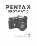 Сервисная инструкция Pentax SPOTMATIC-HONEYWELL