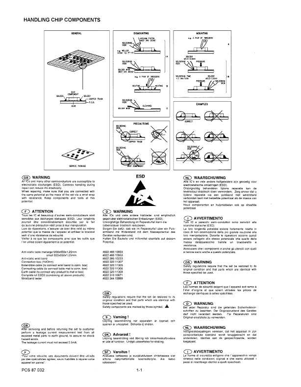 Сервисная инструкция Philips AZ-1200, AZ-1205