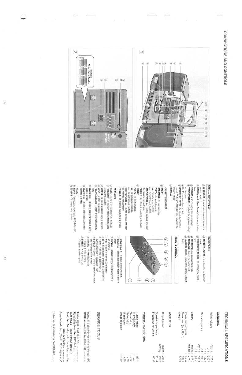 Сервисная инструкция Philips AZ-2710