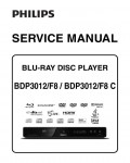 Сервисная инструкция Philips BDP-3012/F8