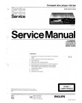 Сервисная инструкция Philips CD-104