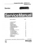 Сервисная инструкция Philips CD-710, CD-720