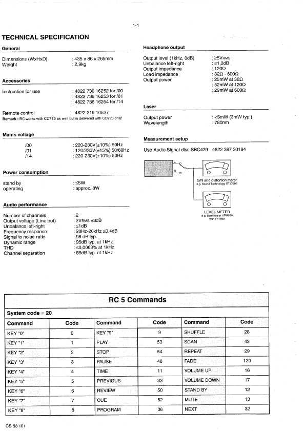 Сервисная инструкция Philips CD-713, CD-723