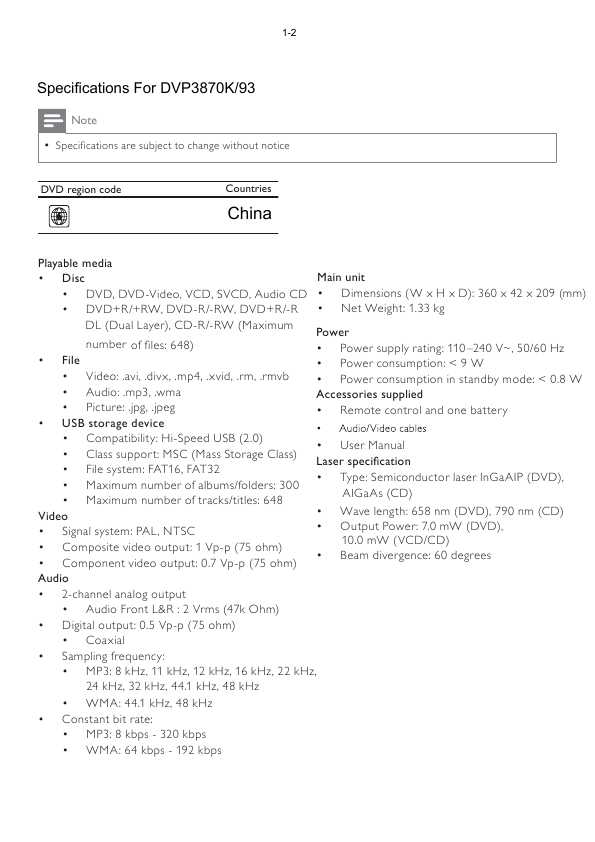 Сервисная инструкция Philips DVP-3870K