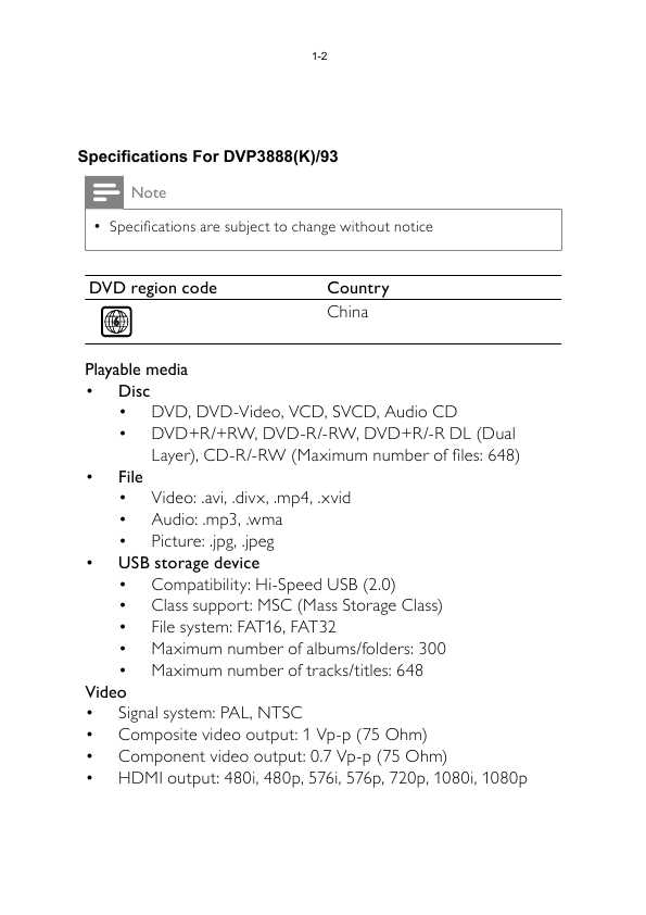 Сервисная инструкция Philips DVP-3888KX