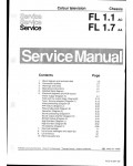 Сервисная инструкция Philips FL1.1, FL1.7 chassis