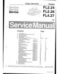 Сервисная инструкция Philips FL2.24, FL2.26, FL4.27 chassis