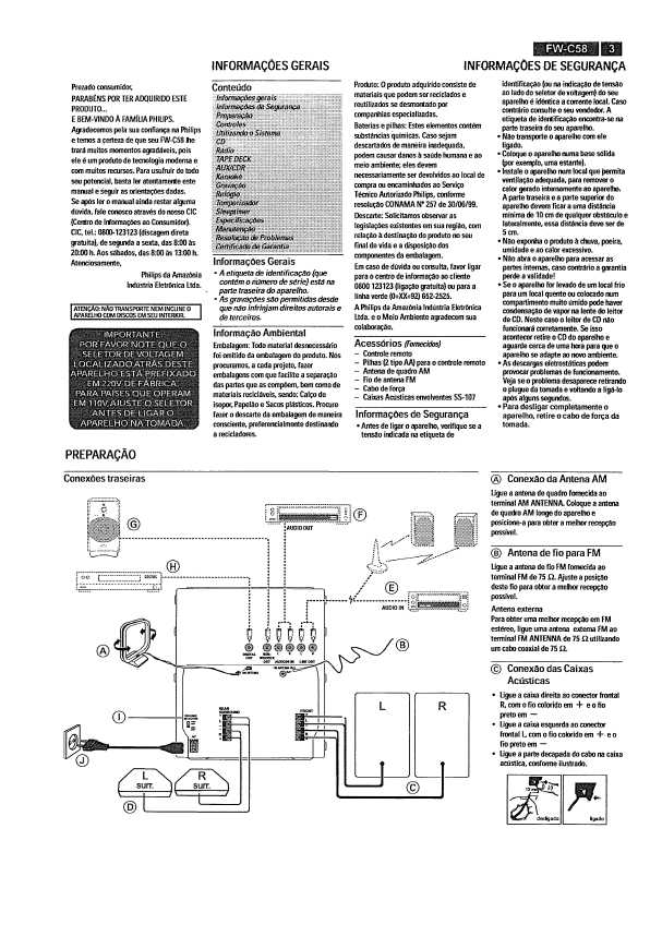 Сервисная инструкция Philips FW-C58