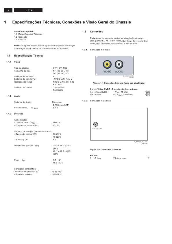 Сервисная инструкция Philips L03.6L CA