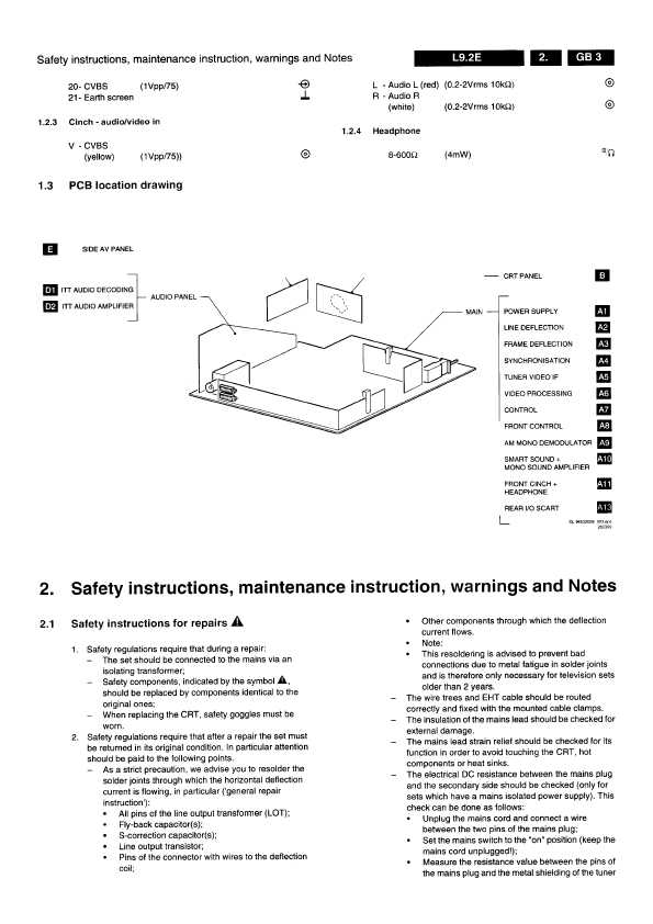 Сервисная инструкция Philips L9.2E chassis