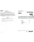 Сервисная инструкция Philips LC-1041