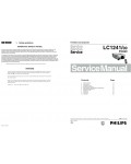 Сервисная инструкция Philips LC-1241