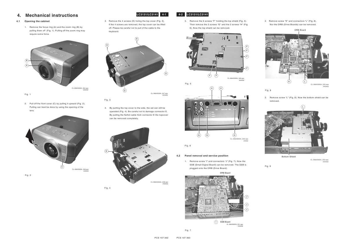 Сервисная инструкция Philips LC-3131, LC-3141