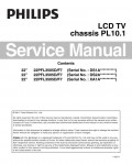 Сервисная инструкция Philips PL10.1 22PFL3505D
