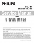 Сервисная инструкция Philips PL10.5, 40PFL3705D