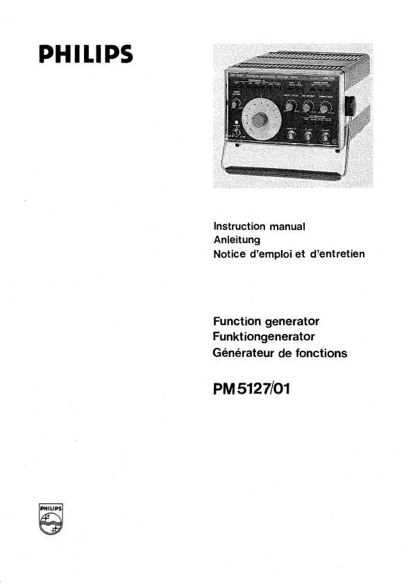 Сервисная инструкция Philips PM-5127