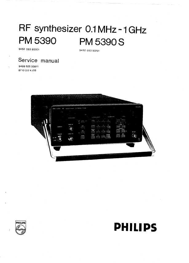 Сервисная инструкция Philips PM-5390S