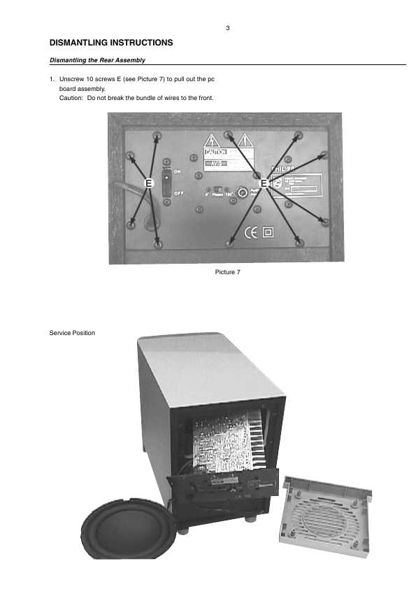 Сервисная инструкция Philips SW-965