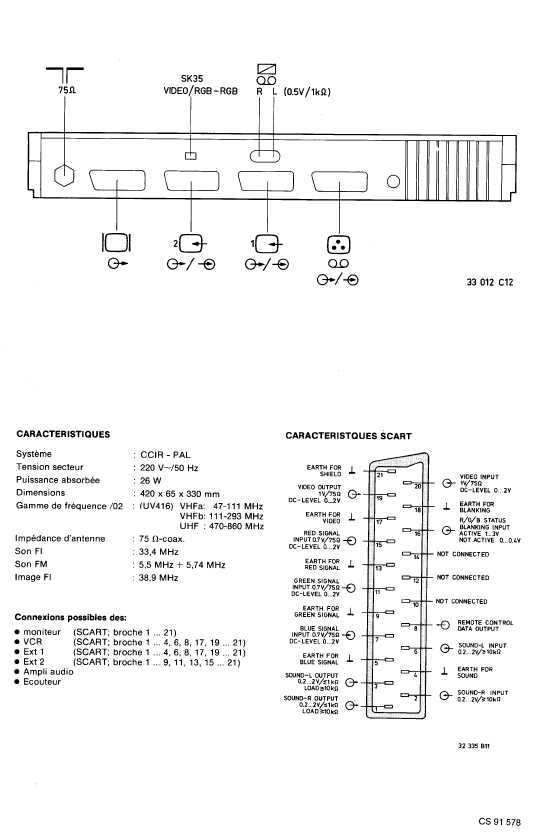 Сервисная инструкция Philips V6155