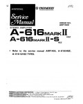 Сервисная инструкция Pioneer A-616MARKII