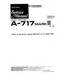 Сервисная инструкция Pioneer A-717MARKII