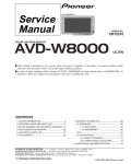 Сервисная инструкция Pioneer AVD-W8000