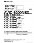 Сервисная инструкция PIONEER AVIC-5200NEX, 6200NEX