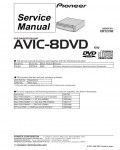 Сервисная инструкция Pioneer AVIC-8DVD