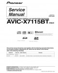 Сервисная инструкция Pioneer AVIC-X7115BT
