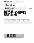 Сервисная инструкция Pioneer BDP-05FD, BDP-51FD