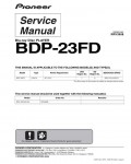 Сервисная инструкция Pioneer BDP-23FD