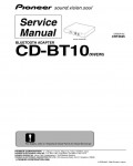 Сервисная инструкция Pioneer CD-BT10