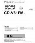 Сервисная инструкция Pioneer CD-V61FM