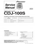 Сервисная инструкция Pioneer CDJ-100S