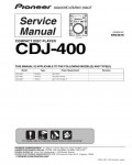 Сервисная инструкция Pioneer CDJ-400