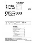 Сервисная инструкция Pioneer CDJ-500S, CDJ-700S