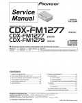 Сервисная инструкция Pioneer CDX-FM1277, CDX-FM1279