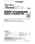 Сервисная инструкция Pioneer CDX-FM627S, 629S
