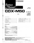 Сервисная инструкция Pioneer CDX-M50