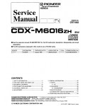 Сервисная инструкция Pioneer CDX-M6016