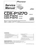 Сервисная инструкция Pioneer CDX-P1270