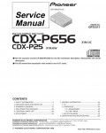Сервисная инструкция Pioneer CDX-P25, CDX-P656