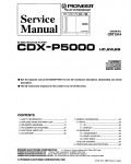 Сервисная инструкция Pioneer CDX-P5000