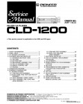 Сервисная инструкция PIONEER CLD-1200, ARP1633